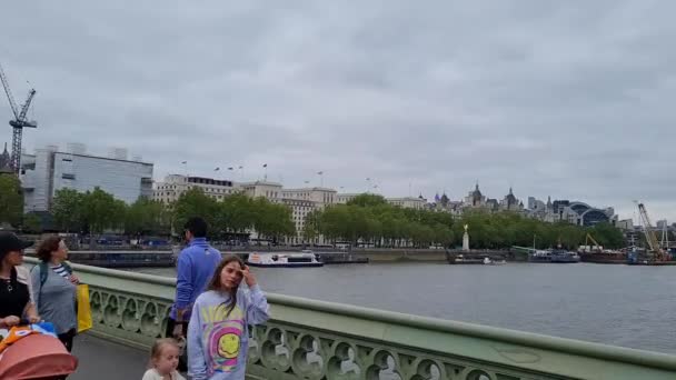 Londra Nın Güzel Düşük Açı Tur Görüntüleri Londra Nın Başkenti — Stok video