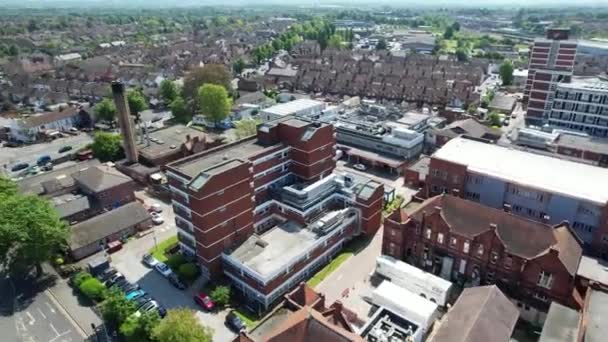 Aerial Footage Bedford City England Inglés Capturado Con Cámara Drone — Vídeo de stock