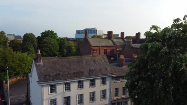 Luftoptagelser Bedford City England Fanget Med Drone Camera Smuk Solskinsdag – Stock-video
