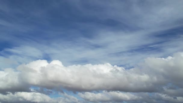 Самое Красивое Небо Драматическими Облаками Над Городом Лутон Англии Великобритания — стоковое видео