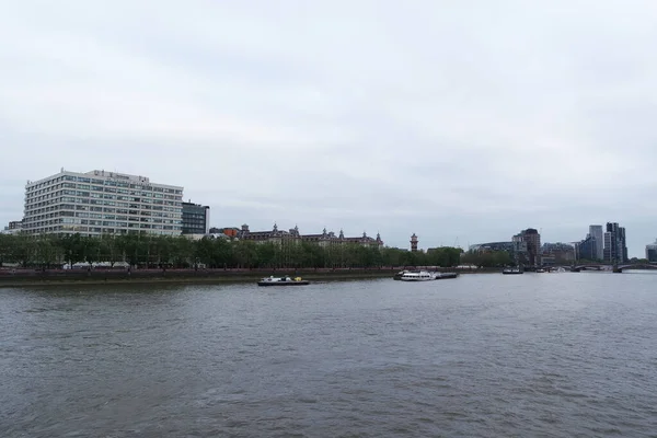 London Великобритания May 2023 View Central London River Thames — стоковое фото
