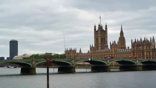 Londen Verenigd Koninkrijk Mei 2023 Zicht Centraal Londen Aan Theems — Stockfoto
