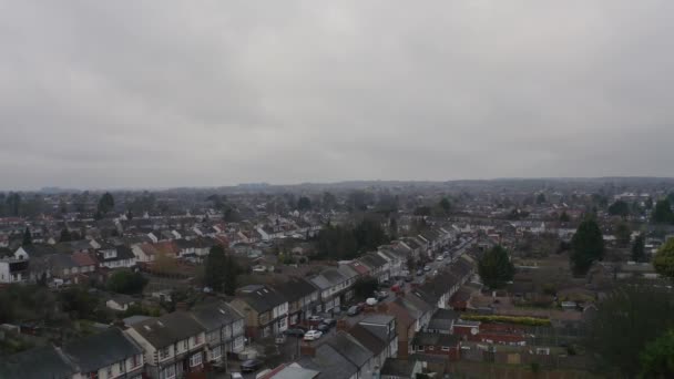 High Angle Footage British City Sunset Des Images Ont Été — Video
