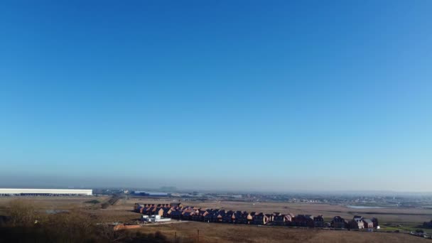 Aerial Footage Bedford City England Footage Fue Capturado Con Cámara — Vídeo de stock