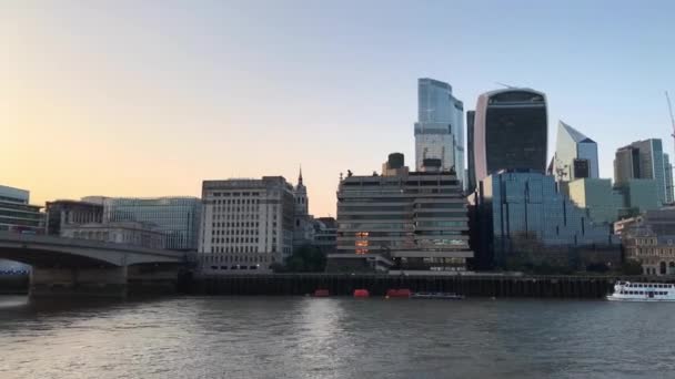 Nappali Nézet Tower Bridge London Bridge Central London Capital City — Stock videók