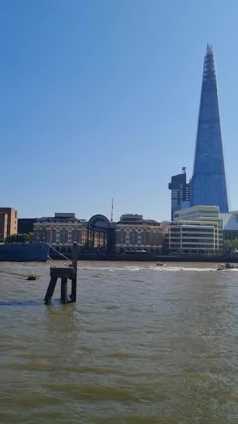 Daytime View Tower Bridge London Bridge Central London Capital City — Stock video