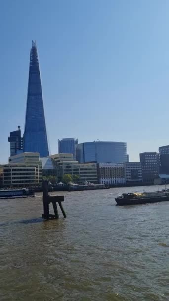 Nappali Nézet Tower Bridge London Bridge Central London Capital City — Stock videók