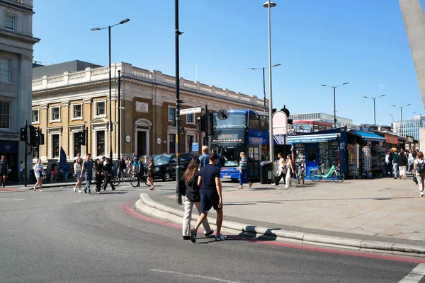 stock image London, England, United Kingdom - June 4, 2023: London City and Traffic on Sunny Day