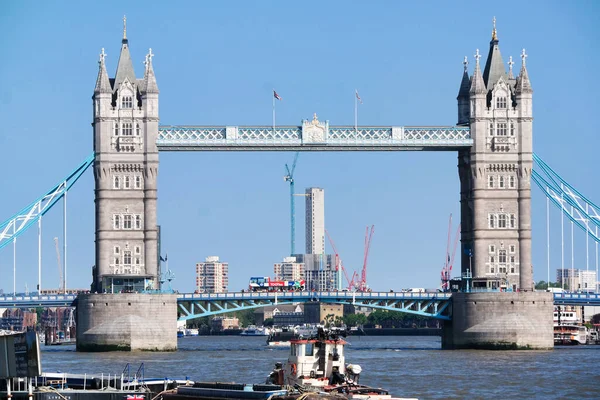 London England Storbritannien Juni 2023 London City Och Trafik Soliga — Stockfoto