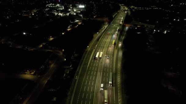 British Highways High Angle Video Nın Kamerasıyla Haziran 2023 Çekildi — Stok video