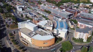 Gorgeous Aerial View of Hemel Hempstead England UK Town of England