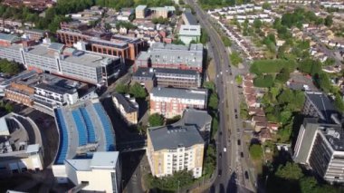 Gorgeous Aerial View of Hemel Hempstead England UK Town of England