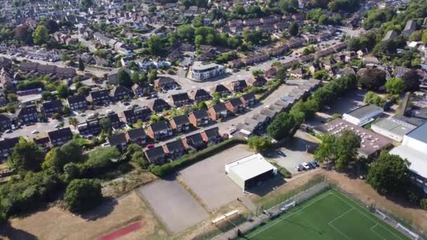Gorgeous Aerial View Hemel Hempstead England Town England — стокове відео