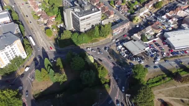 Gorgeous Aerial View Hemel Hempstead England Town England — Stock video