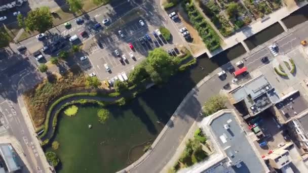Gorgeous Aerial View Hemel Hempstead England Town England — Stock videók