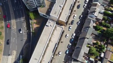 Gorgeous Aerial View of Hemel Hempstead England UK Town of England