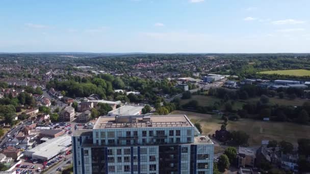 Gorgeous Aerial View Hemel Hempstead England Town England — Stockvideo