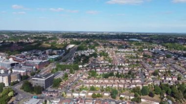 Gorgeous Aerial View of Hemel Hempstead England UK Town of England