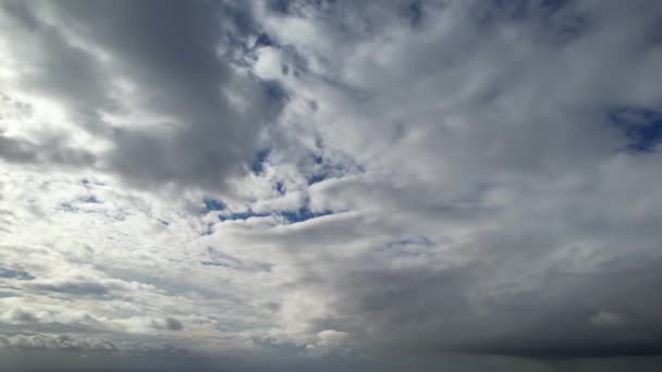 Krásné Nebe Mraky Těsně Před Západem Slunce Nad Milton Keynes — Stock video