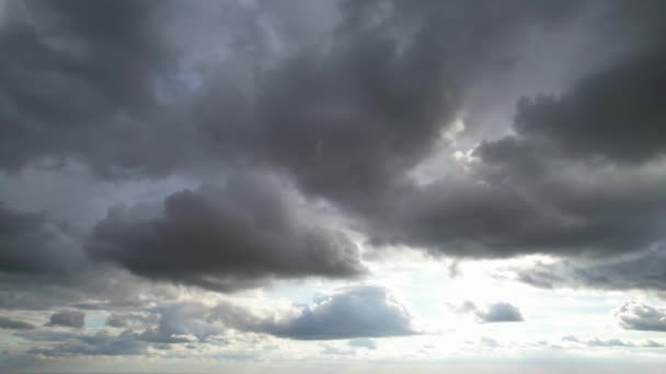 Time Lapse Filmagem Nuvens Dramáticas Sobre Luton City England — Vídeo de Stock