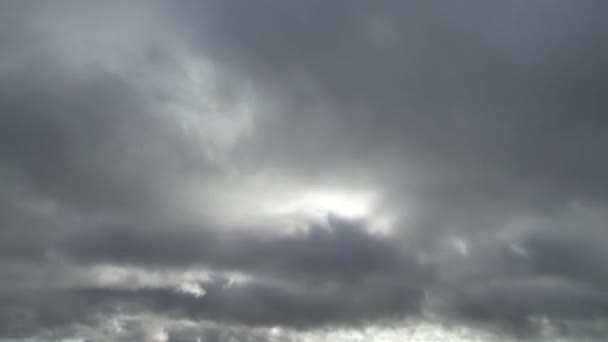 Time Lapse Filmación Nubes Dramáticas Sobre Ciudad Luton Inglaterra — Vídeos de Stock