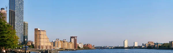 London England Storbritannien Juni 2023 Panoramautsikt Över Central River Thames — Stockfoto