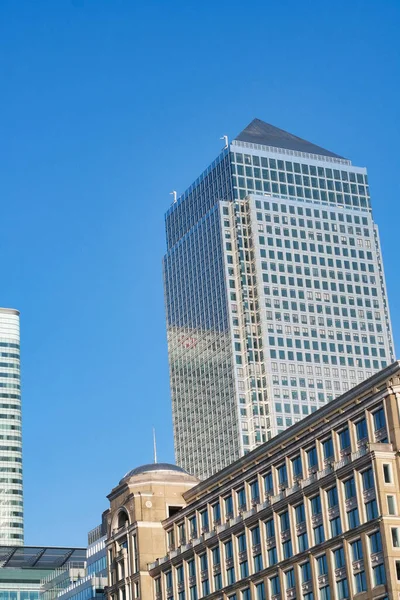 London Anglia Egyesült Királyság 2023 Június Épületek Londoni Canary Wharfban — Stock Fotó