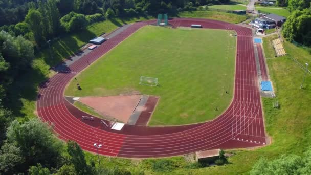 Aerial Footage Playground Stadium Que Encuentra Stockwood Park Luton City — Vídeo de stock