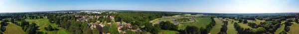 英国卢顿 2023年6月13日 斯托克伍德公园全景空中景观 — 图库照片