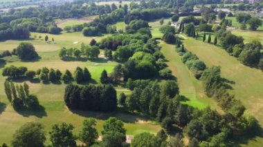 İngiltere 'nin Stockwood Park Luton şehrinin hava görüntüleri. Görüntü İHA 'nın Kamerasıyla 13 Haziran 2023' te kaydedildi.