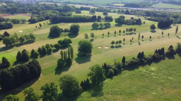 Ngiltere Nin Stockwood Park Luton Şehrinin Hava Görüntüleri Görüntü Nın — Stok video