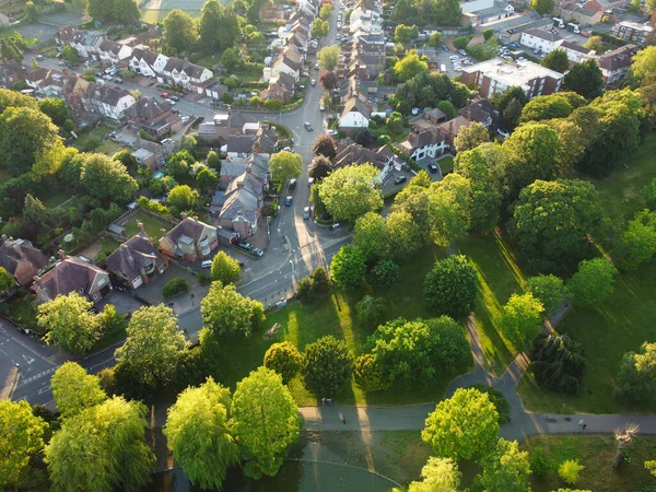 Luton Anglia Zjednoczone Królestwo Czerwca 2023 Widok Lotu Ptaka Miasto — Zdjęcie stockowe