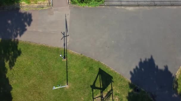 タイムラプス イングランド中部ルトンタウンの高角度ビュー — ストック動画