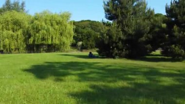 İngiltere 'nin merkez Luton şehrinin muhteşem yüksek açılı manzarası