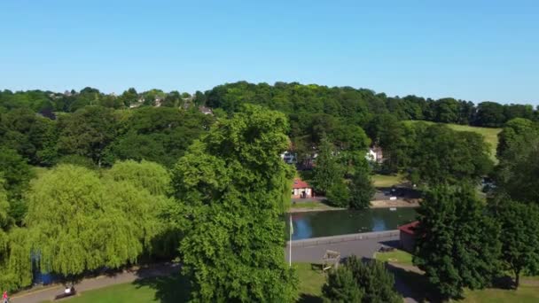 Nádherný Letecký Pohled Central Luton Town England — Stock video