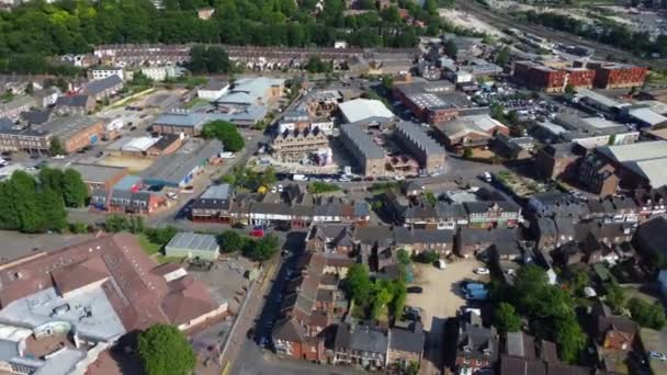 Schitterend Uitzicht Vanuit Lucht Central Luton Town England — Stockvideo