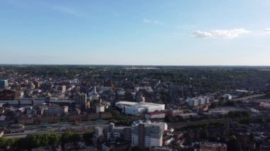 Wardown Halk Parkı 'ndan Luton City' nin yüksek açılı görüntüleri. Görüntü, İHA 'nın Kamerasının Orta Yükseklik' inden 15 Haziran 2023 'te kaydedildi.
