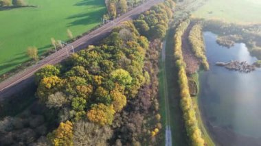 St Albans Köyü ve İngiltere 'nin kırsal kesiminin güzel manzarası