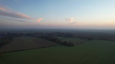St Albans Köyü ve İngiltere 'nin kırsal kesiminin güzel manzarası