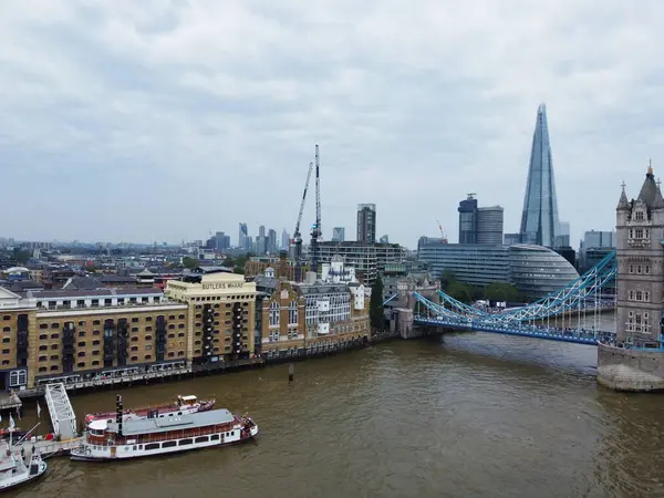 Blick Auf Die Themse Der London Bridge Der Zentralen Londoner — Stockfoto