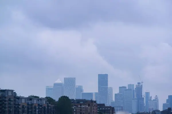 Londra Inghilterra Regno Unito Giugno 2023 Edifici London Bridge Cloudy — Foto Stock