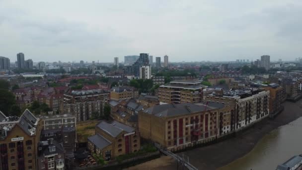 Londres Reino Unido Maio 2023 Time Lapse Aerial View Central — Vídeo de Stock