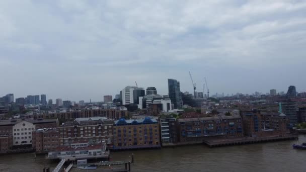 Λονδίνο Ηνωμένο Βασίλειο Μαΐου 2023 Time Lapse Aerial View Central — Αρχείο Βίντεο