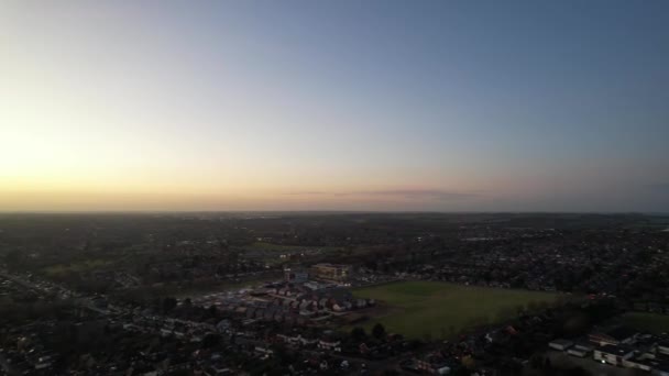 Luton Αγγλία Ηνωμένο Βασίλειο Νοεμβρίου 2022 Αεροφωτογραφία Του Κέντρου Της — Αρχείο Βίντεο
