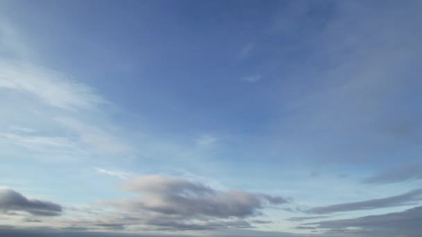 Dramatik Bulutların Gökyüzünün Güzel Görüntüsü — Stok video