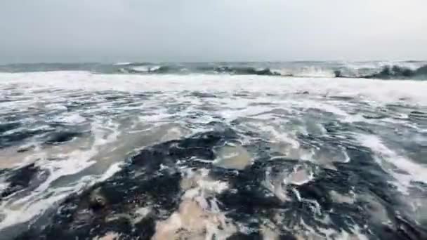 Plaża Morze Kuwejcie — Wideo stockowe