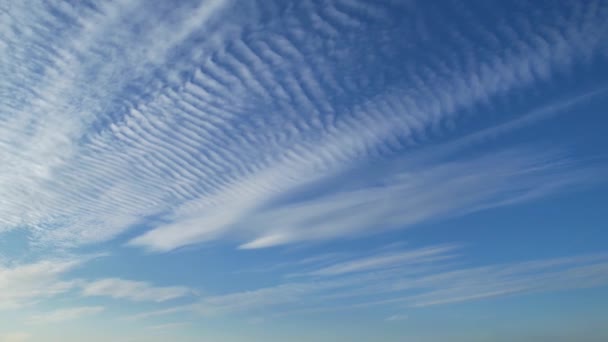 Mejor Vista Del Atardecer Las Nubes Dramáticas Con Cielo Colorido — Vídeo de stock