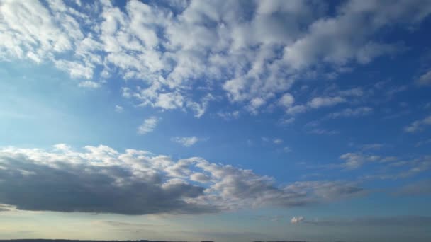 Güzel Gün Batımında Ngiliz Kırsalının Yüksek Açı Manzarası Görüntüler Haziran — Stok video