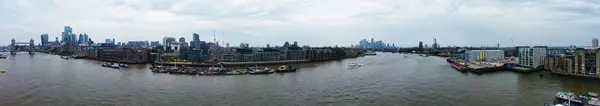 Londýn Anglie Velká Británie Června 2023 Panoramatický Výhled Řeku Temži — Stock fotografie