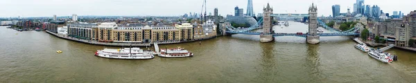 London England June 2023 Panoramic View River Thames London Bridge — стокове фото